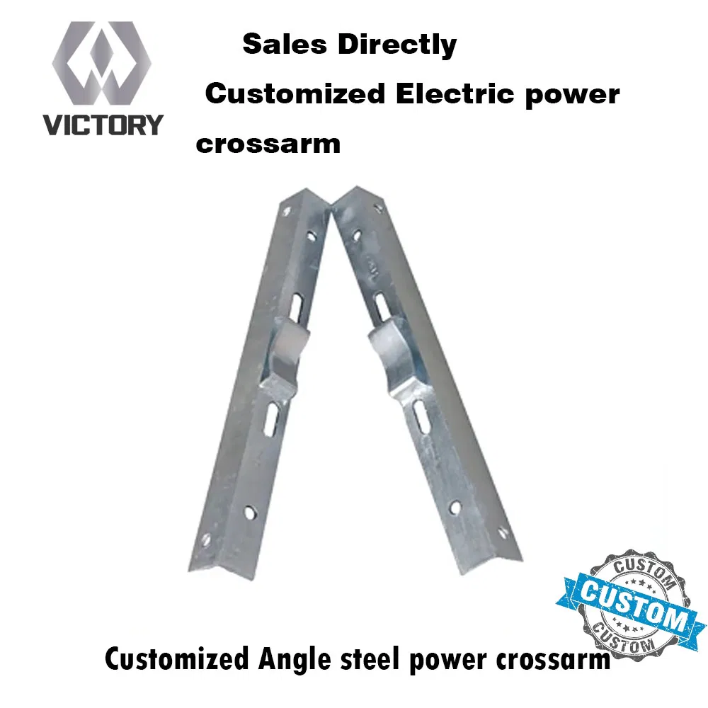 Durable Corrosion-Resistant Steel Angle Power Distribution Cross Arm