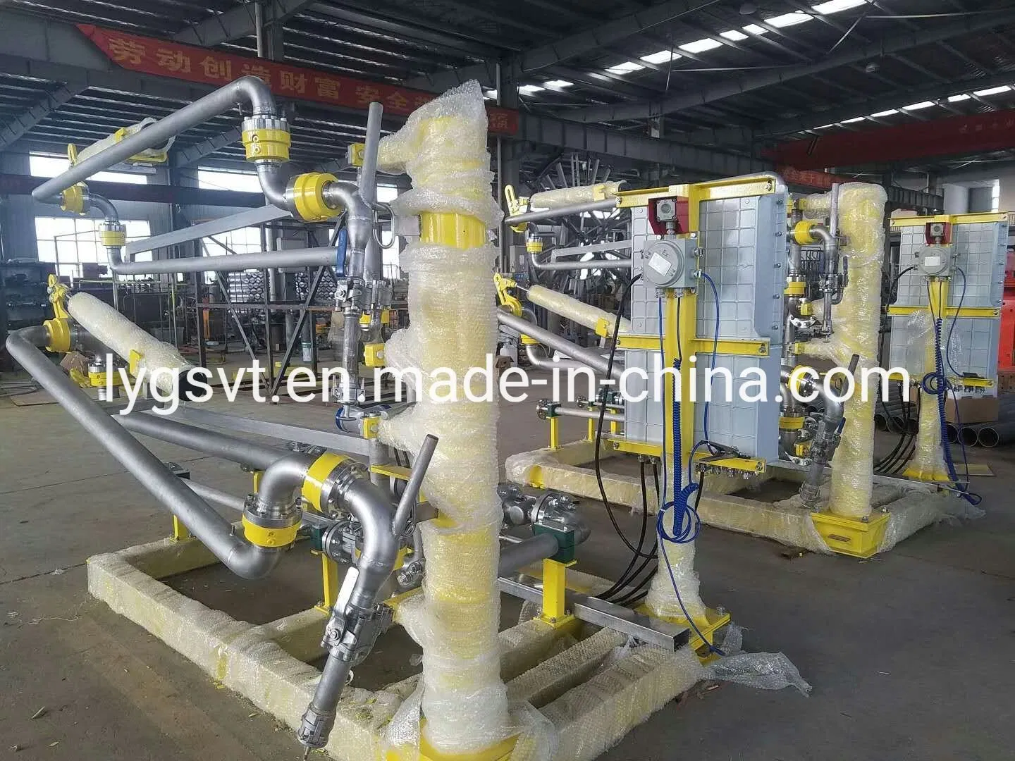 Closed Top Loading Arm with Gas Return Vapor Return Pipe