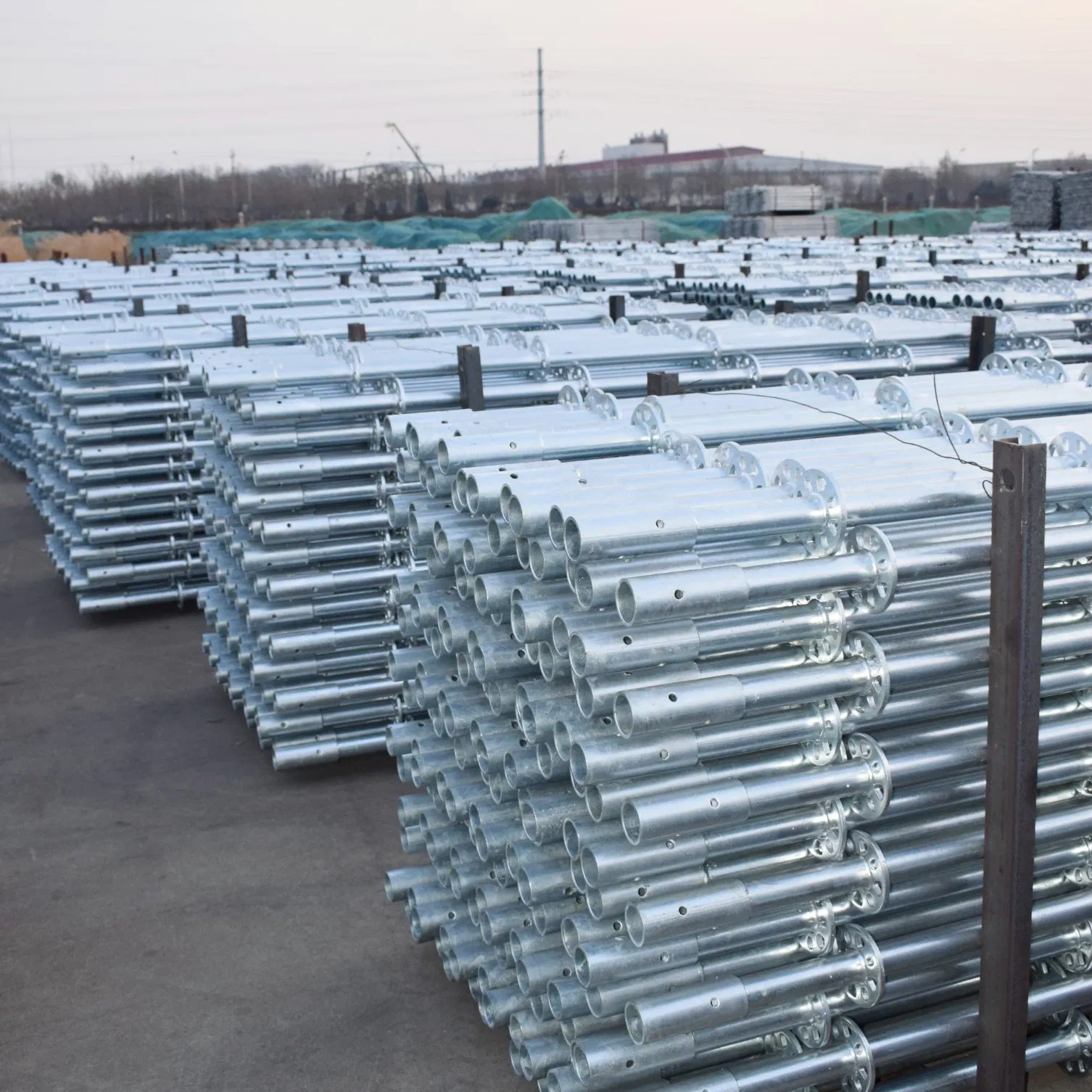 Durable Scaffolding Ring System for Safe Building Access