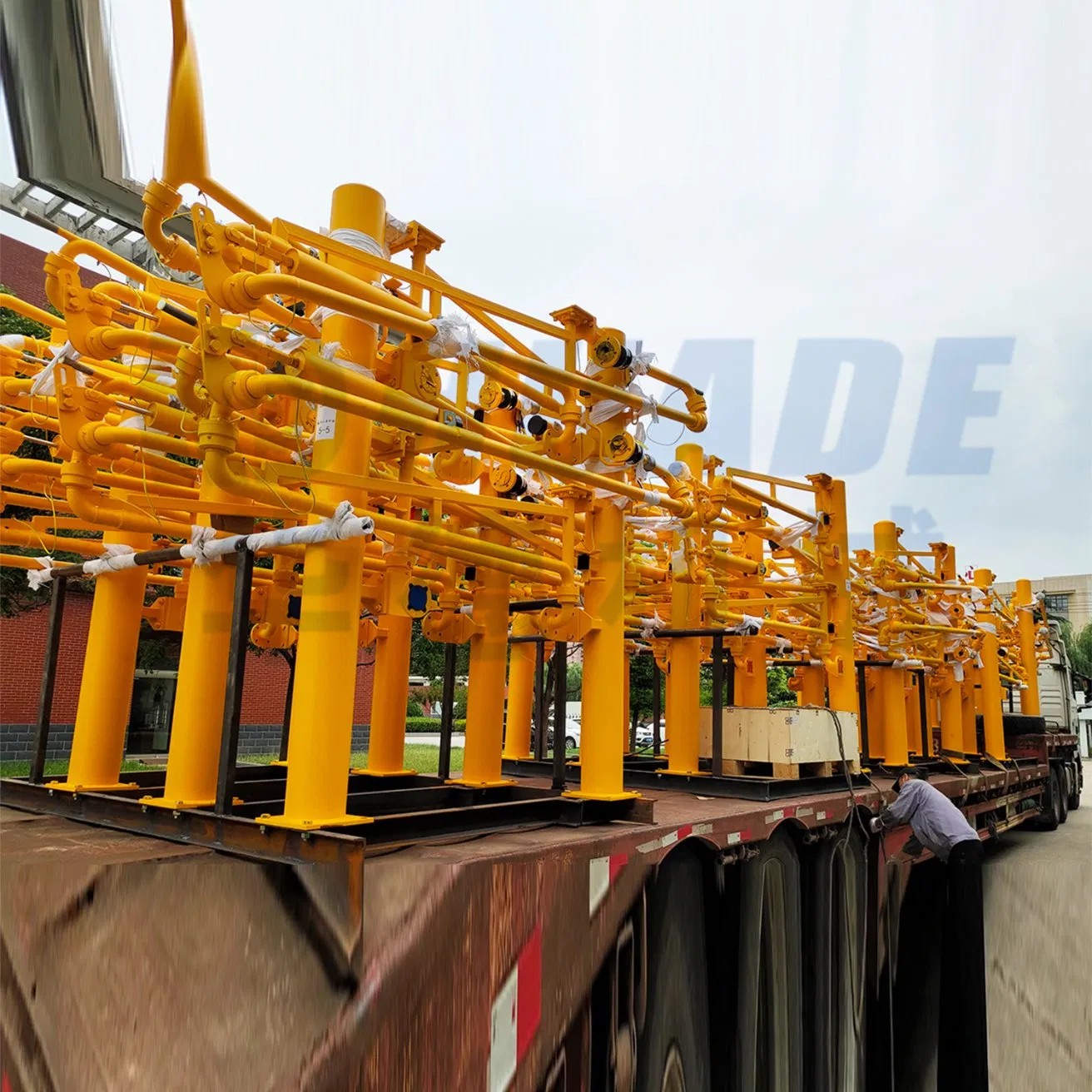 Telescopic Ground-Mounted with Vapor Recovery/Vapor Recovery Boom Crane Industrial Machinery Top Land Loading and Unloading Lifting Equipment Arm