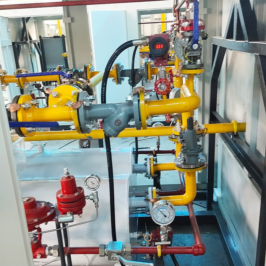 Pressure Regulating and Metering Pressure Reduction Skid for High Pressure Equipment