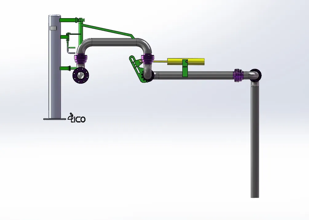 Al1502 Loading Arm for Lubricating Oil Transfers