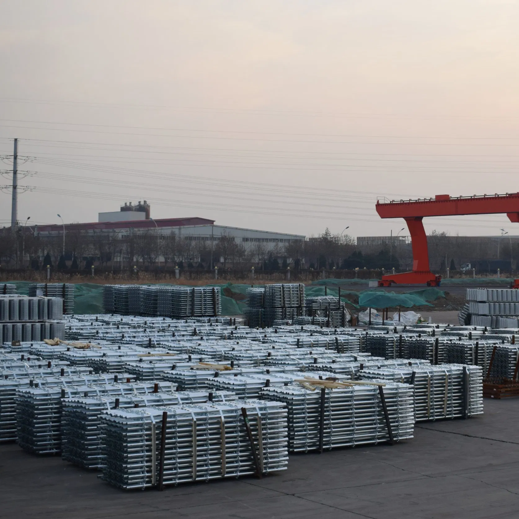 Durable Scaffolding Ring System for Safe Building Access