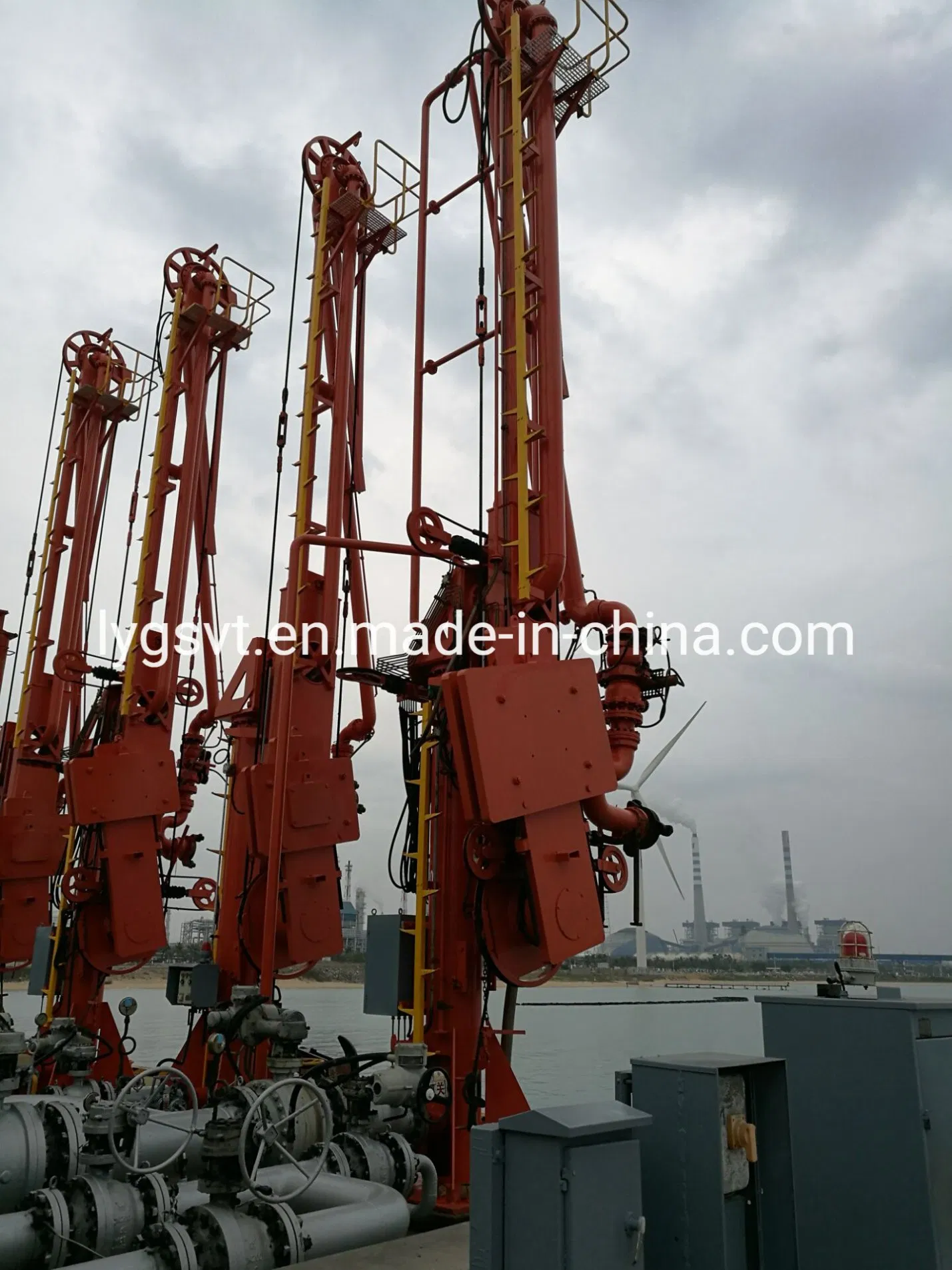 Hydraulic LPG Marine Loading Arm with Vapor Return Line