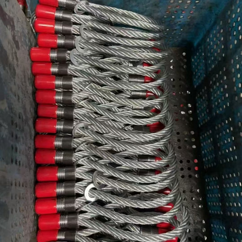 Strong Lifting Systems Precast Concrete CE Electro-Galvanized 2.5t M24 Lifting Loop with Thread