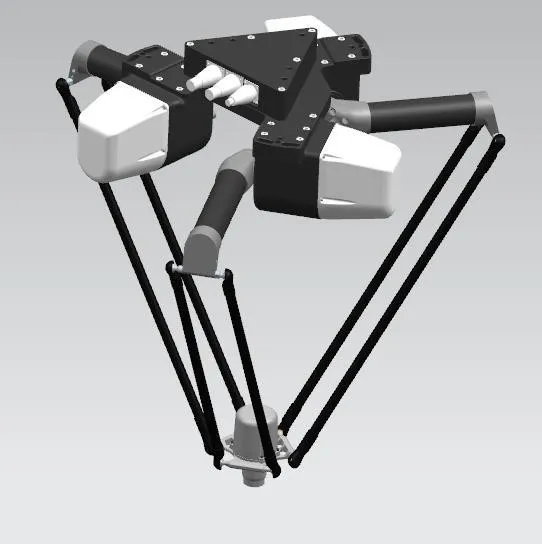 Delta Parallel Robot Arm View 2