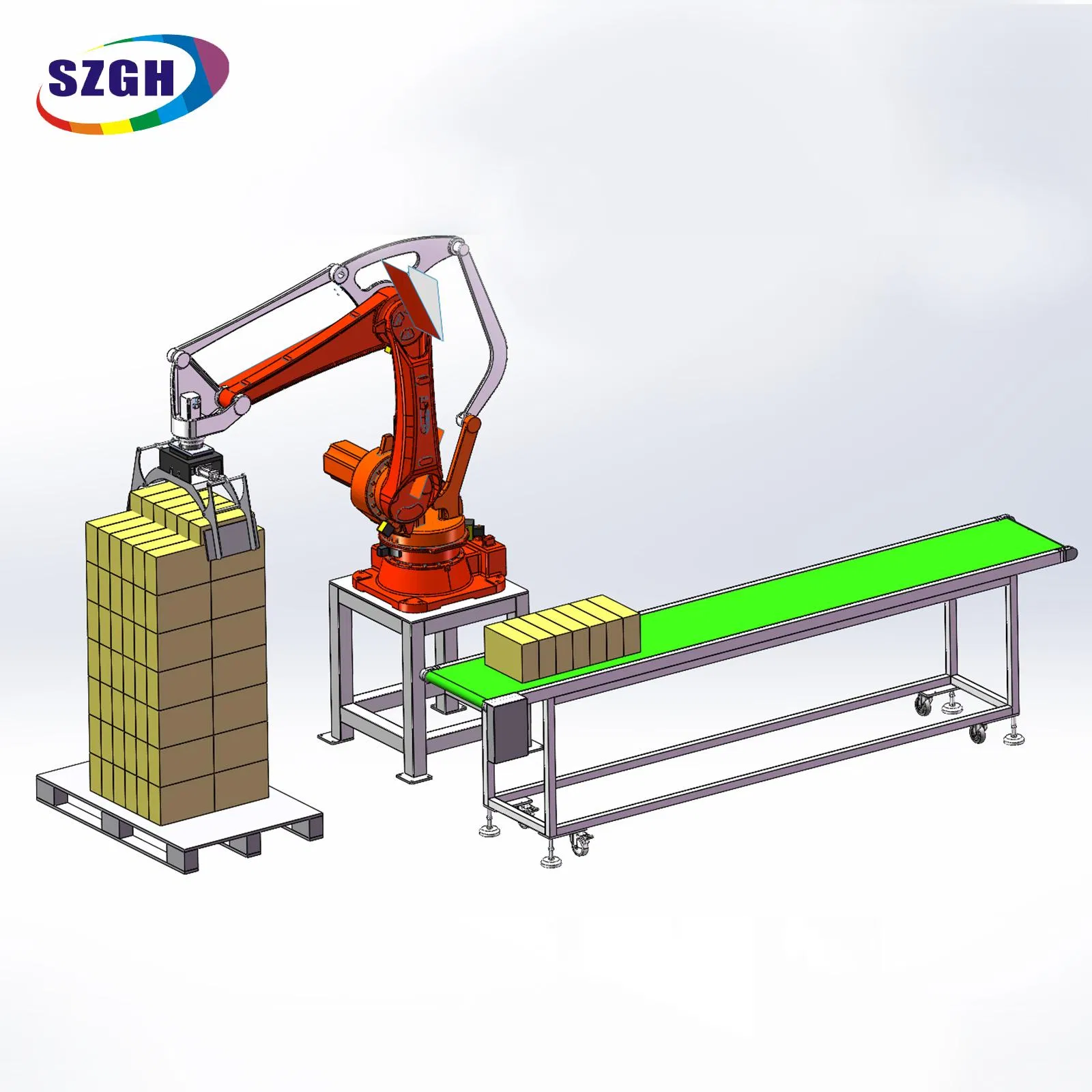 laser welder aluminum 3 axis welding positioner industrial Robot Arm