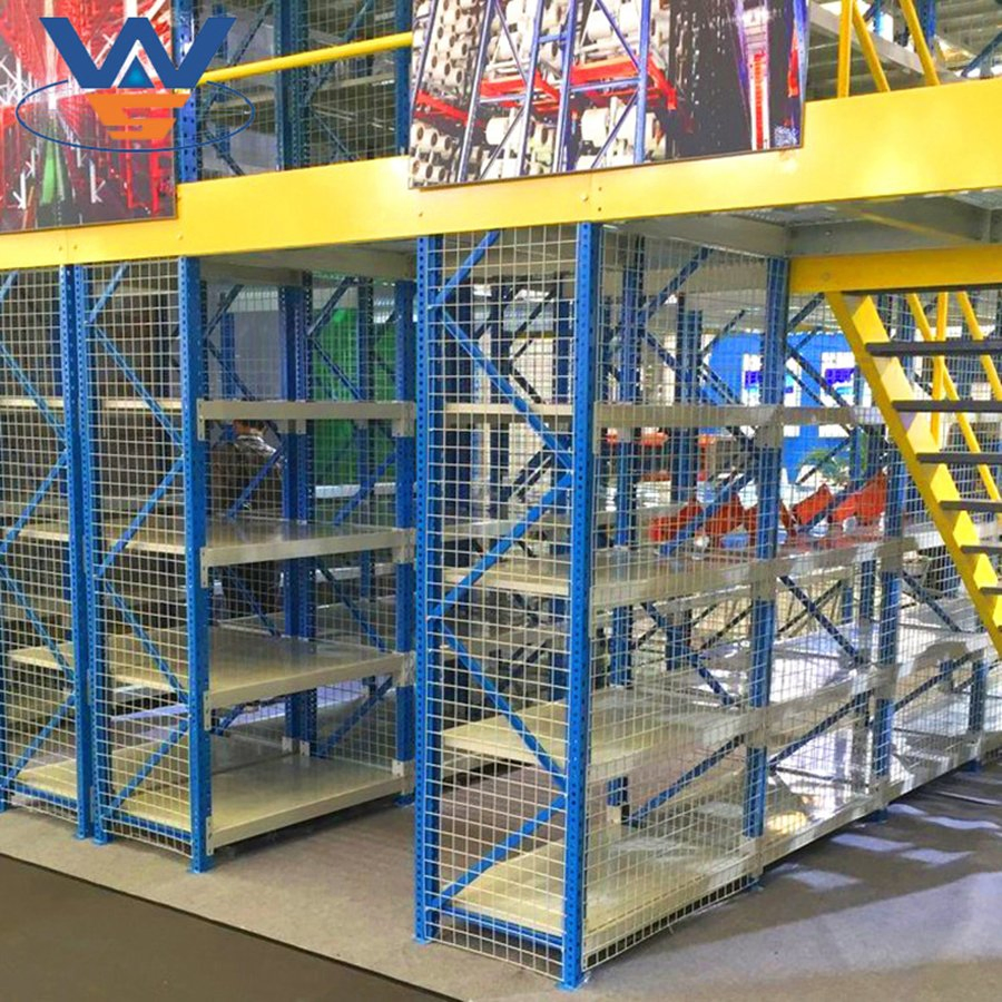 4000kg for One Level of The Beam for One Bay Heavy Duty Pallet Racking 1000kg for One Sqaure Meter Floor Decking Loading Capacity Mezzanine