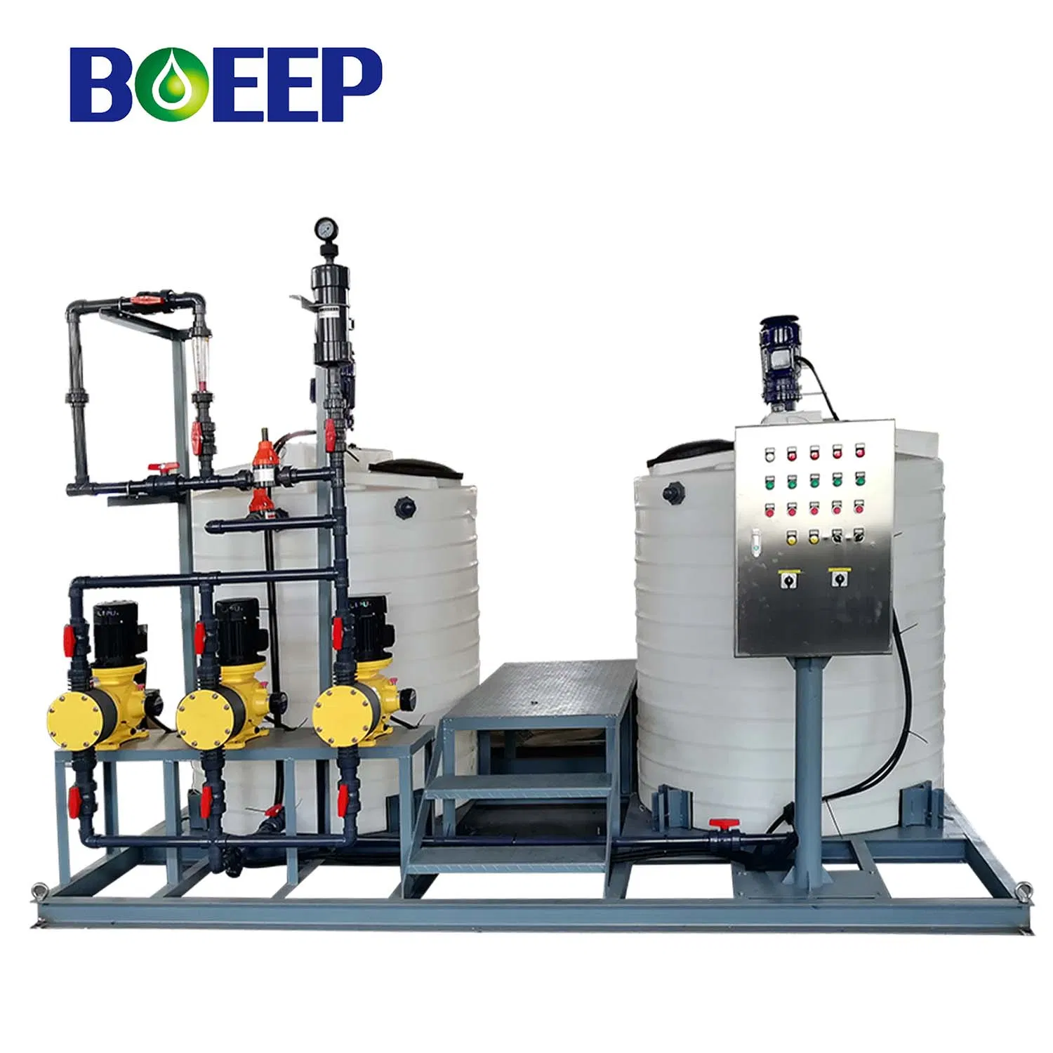 ISO/SGS/Ce Caustic Chemical Dosing Skid Manufacturer for Effluent Treatment