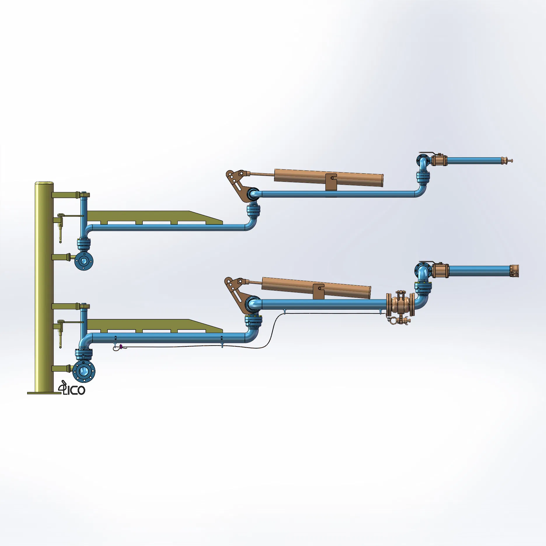 Al2513 Loading Arm for Liquefied Natural Gas (LNG) Cryogenic Handling