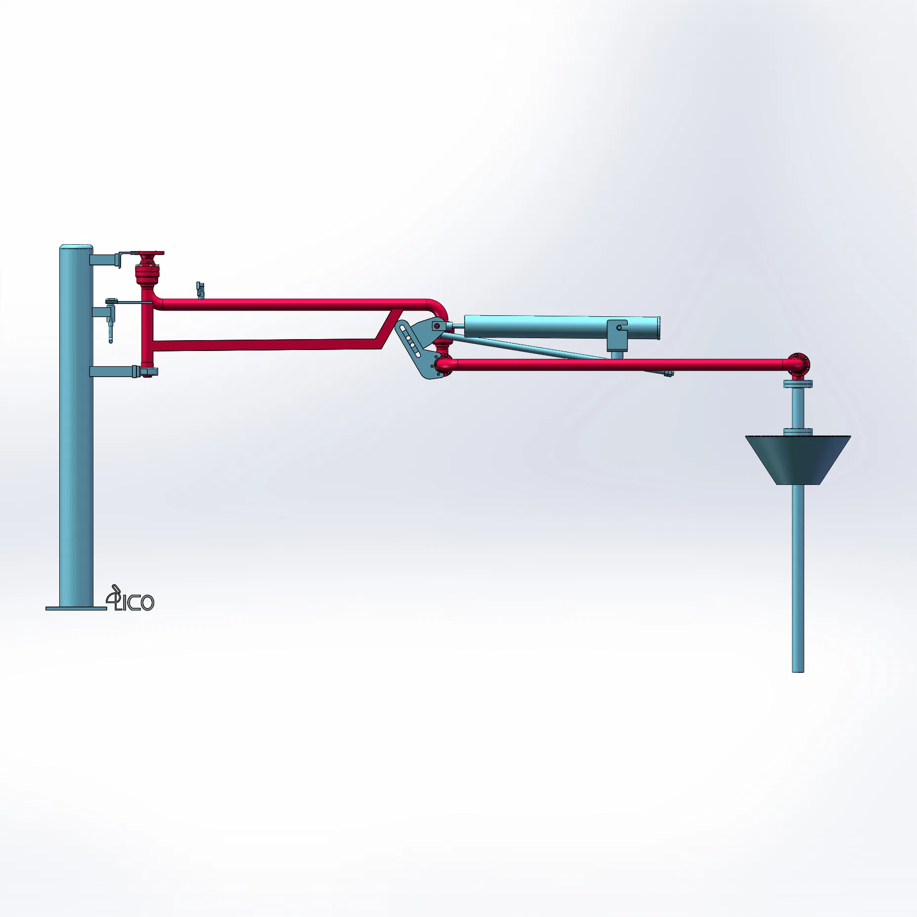 Al1401 Loading Arm for Chemical Media Handling