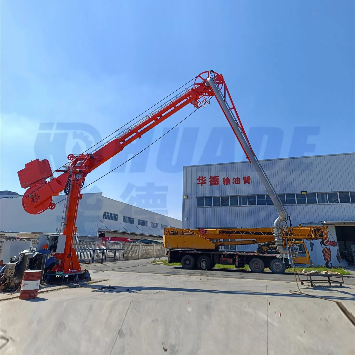 High Safety High-Pressure Equipment Single-Arm Low-Temperature Chemical Marine Loading and Unloading Arm Machine with Swivel Joint