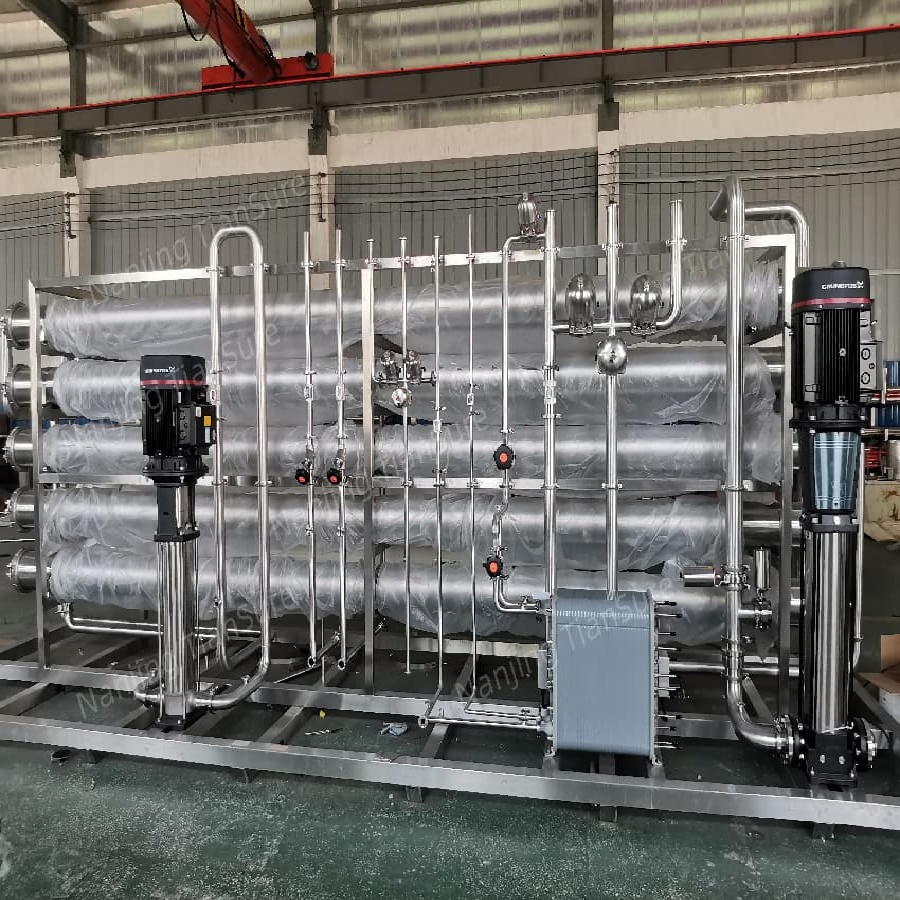 Multi-Stage Filtration Skid for Pharma Use with RO EDI Integration and Compact Skid for Pharma Applications
