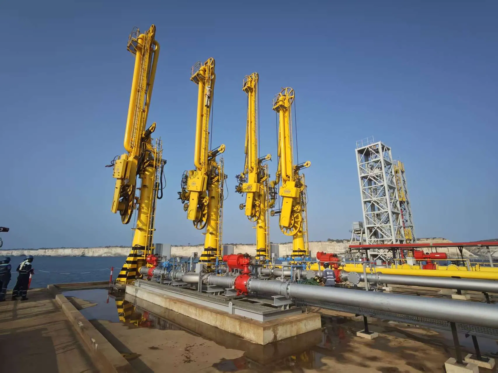 Double Pipeline Marine Loading Arm