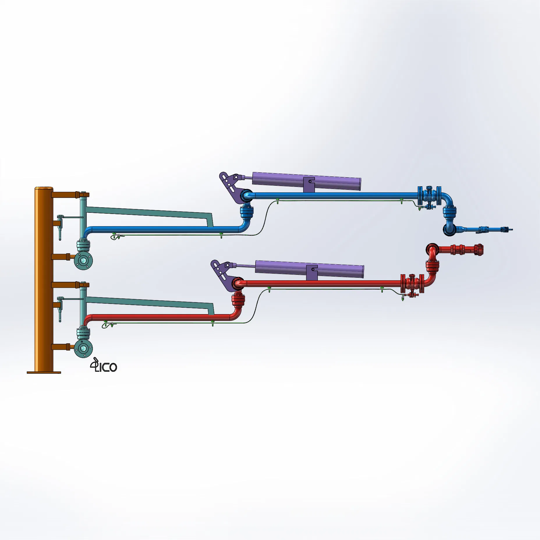 Al2543 Corrosion-Resistant Loading Arm for Strong Acid/Bases Handling