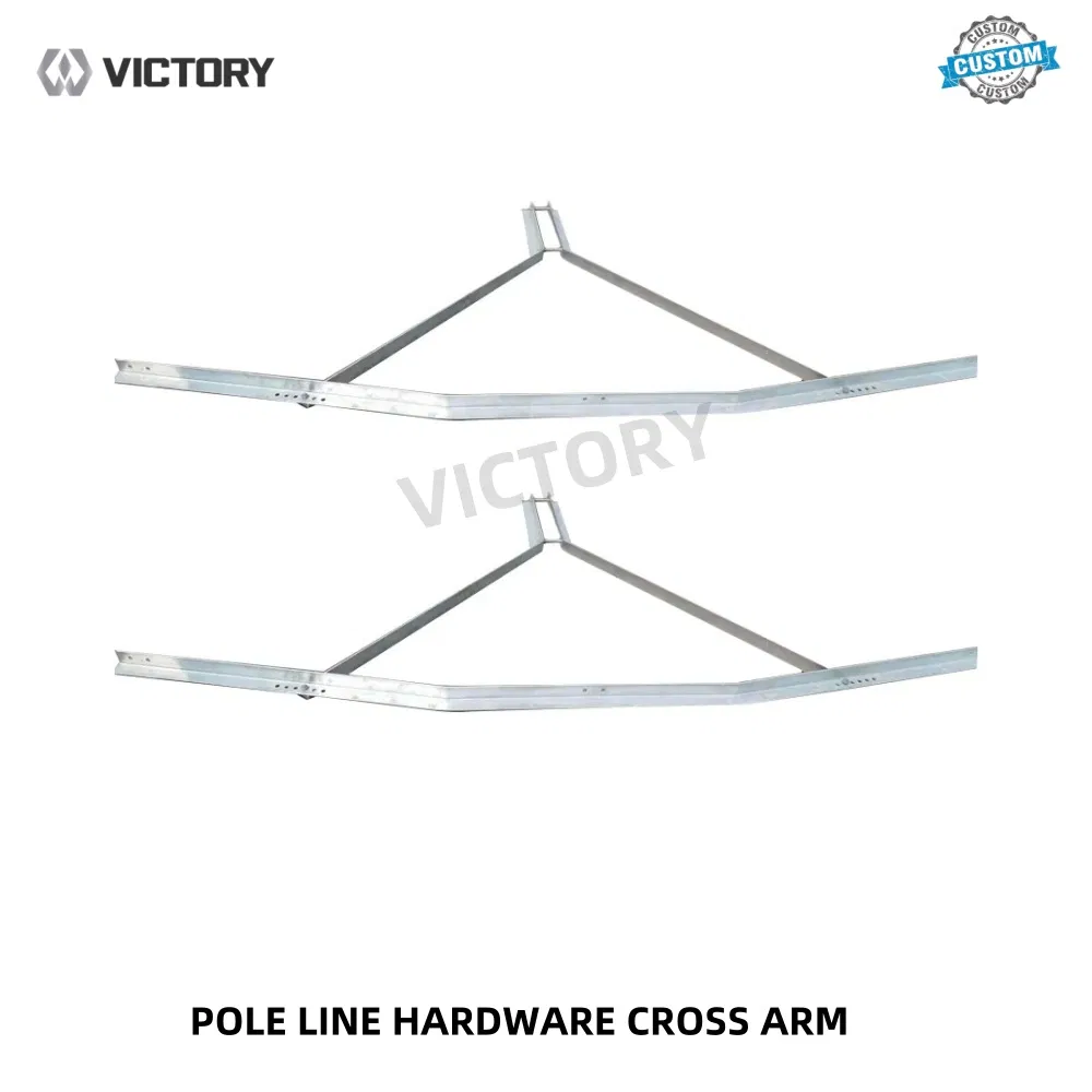 Durable Metal Support Arm for Utility Pole Hardware Solutions