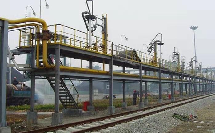 Top Loading Unloading Arm for Rail Tanker with Submersible Pump