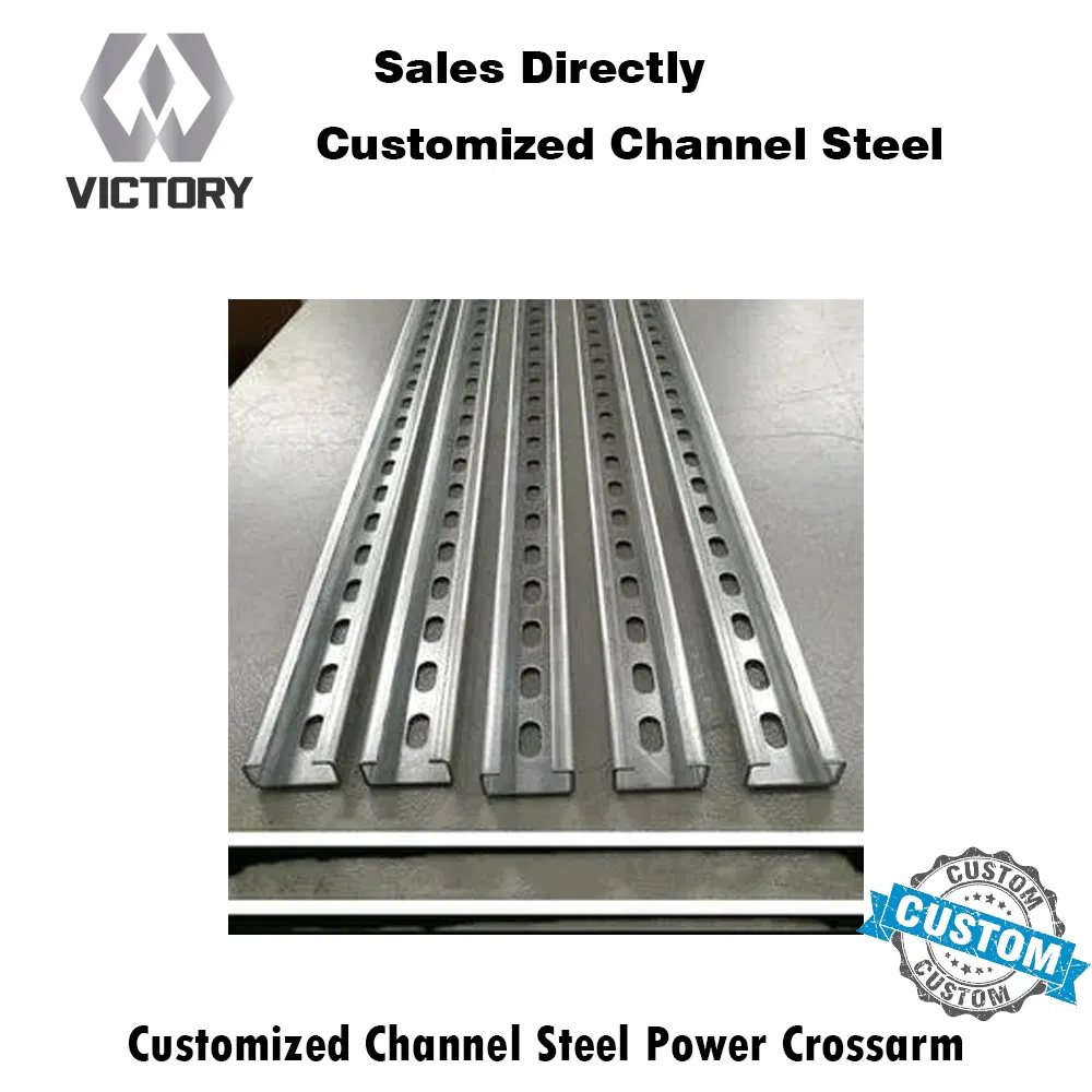 Durable Anti-Oxidation Steel Channel Cross Arm for Outdoor Use