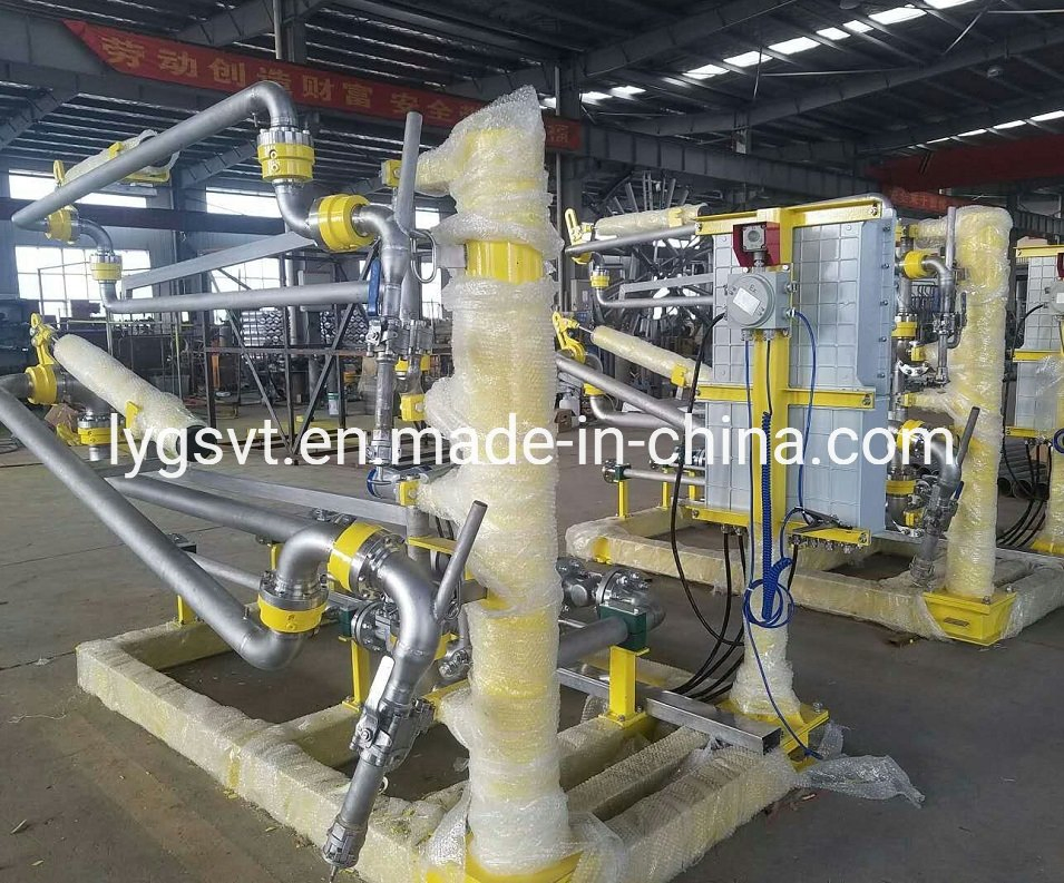 Bottom Fuel Oil Products Loading Arm for Truck with Dry Break Coupler