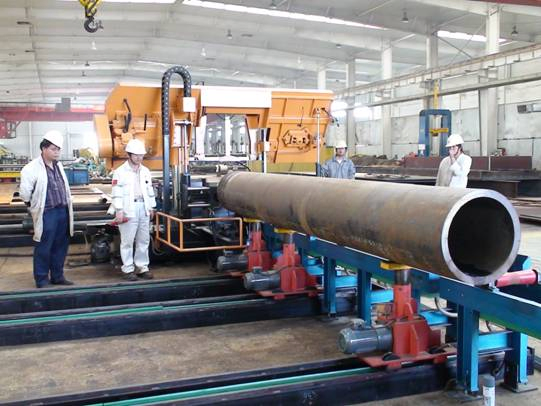 Lateral Conveying System for Piping Fabrication-Pipe Convey