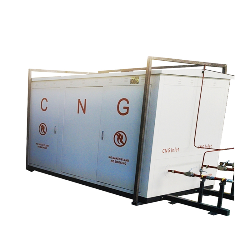 Prms Skid with Flow Meter CNG LNG Pressure Reduction System for High Efficiency