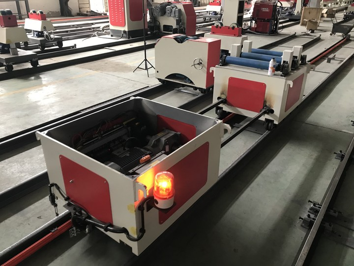 Heavy Duty Pipe Transportation Light Rail System