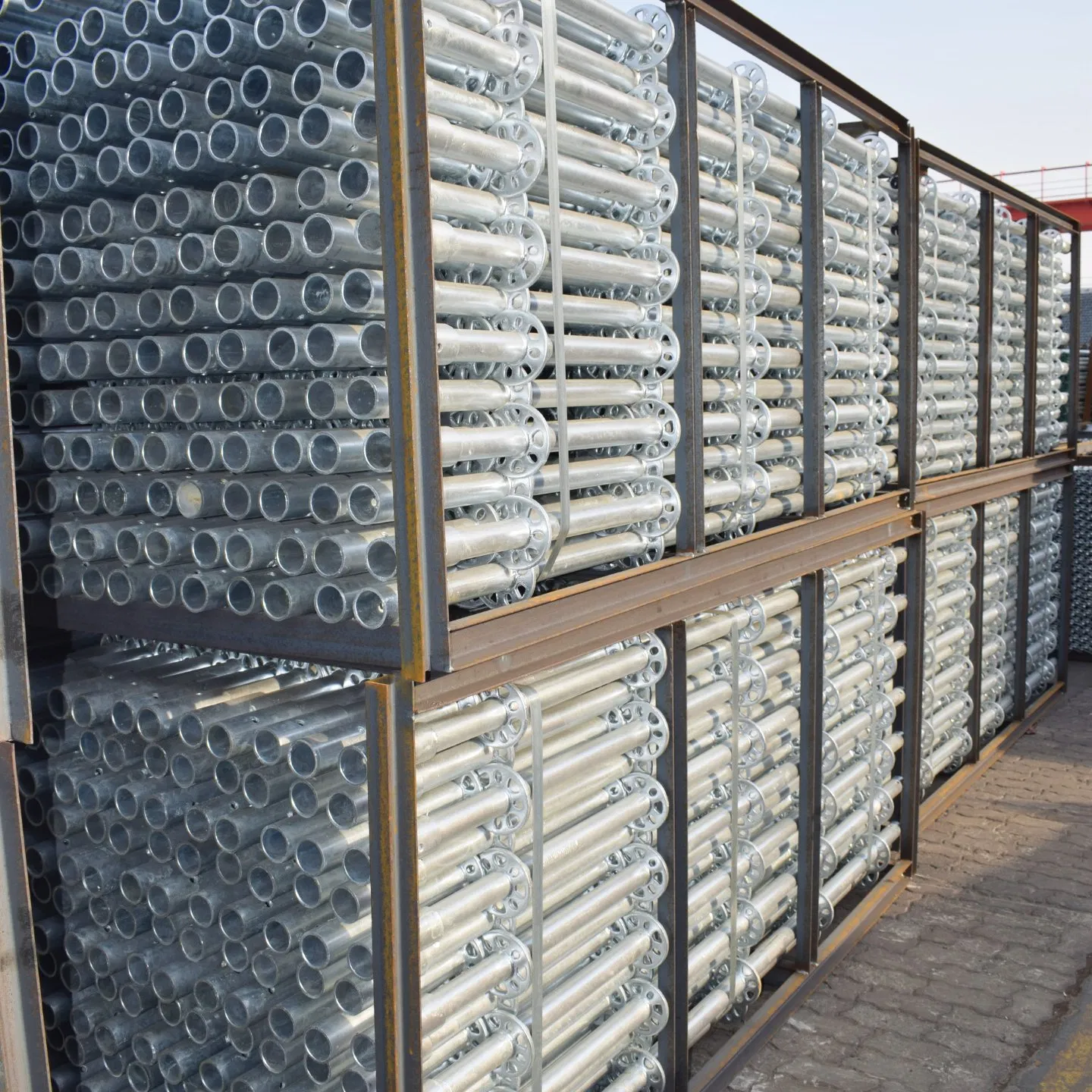 Durable Scaffolding Ring System for Safe Building Access