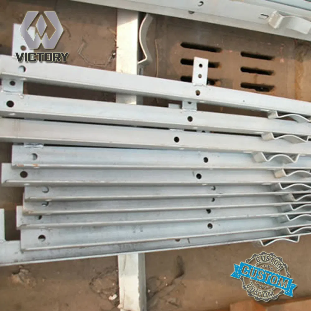 Low Carbon Steel Mild Q235B Hot DIP Galvanized Transmission Line Cross Arm