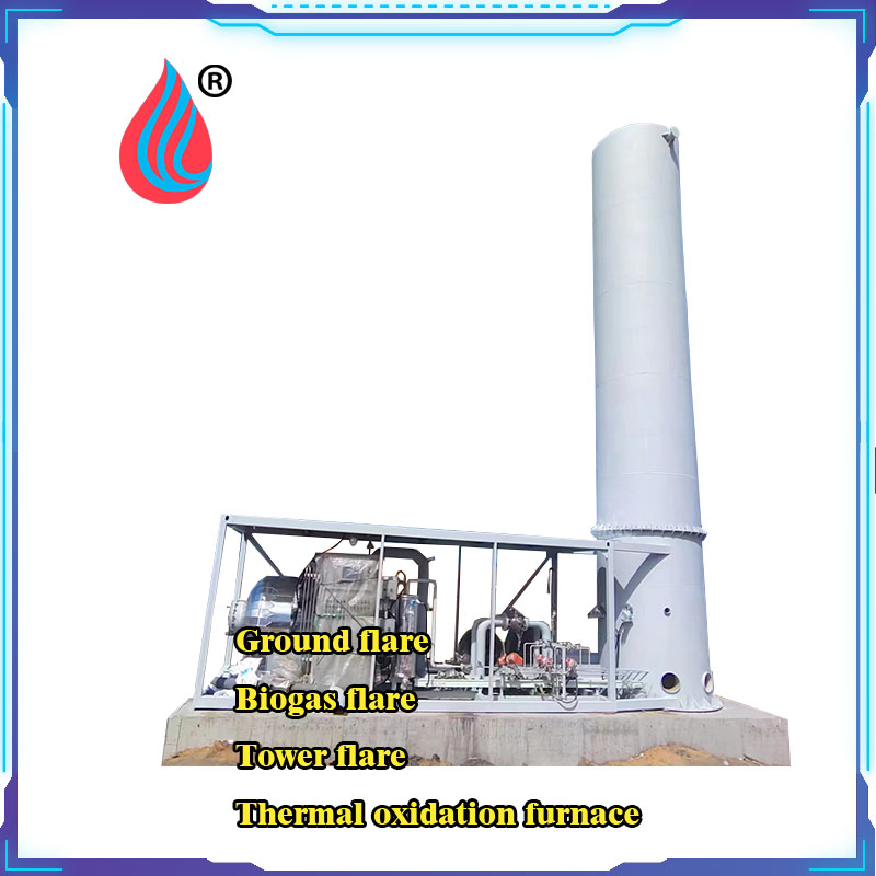 Skid Mounted Flares Used Chemical Industry Emergency Emission in Case of Accidents