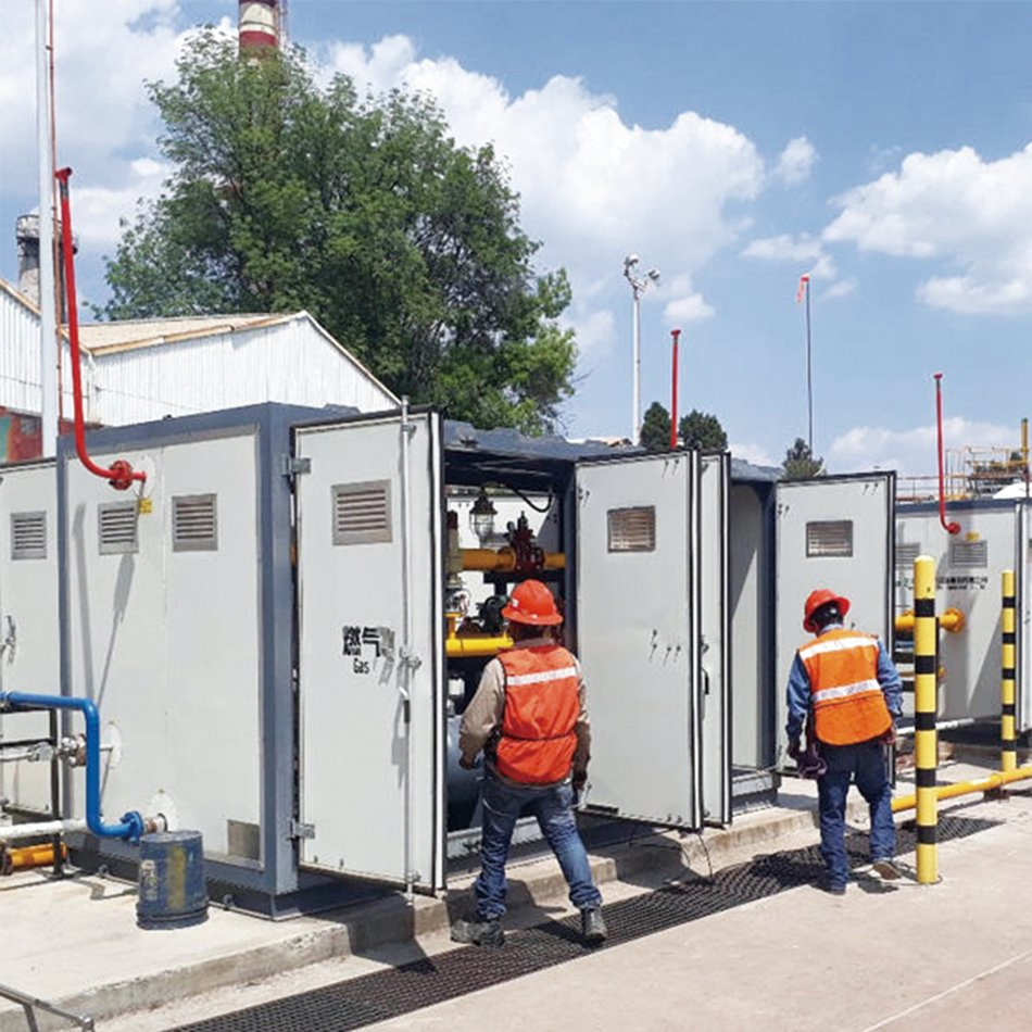 CNG Pressure Regulating and Metering Skid (PRMS)