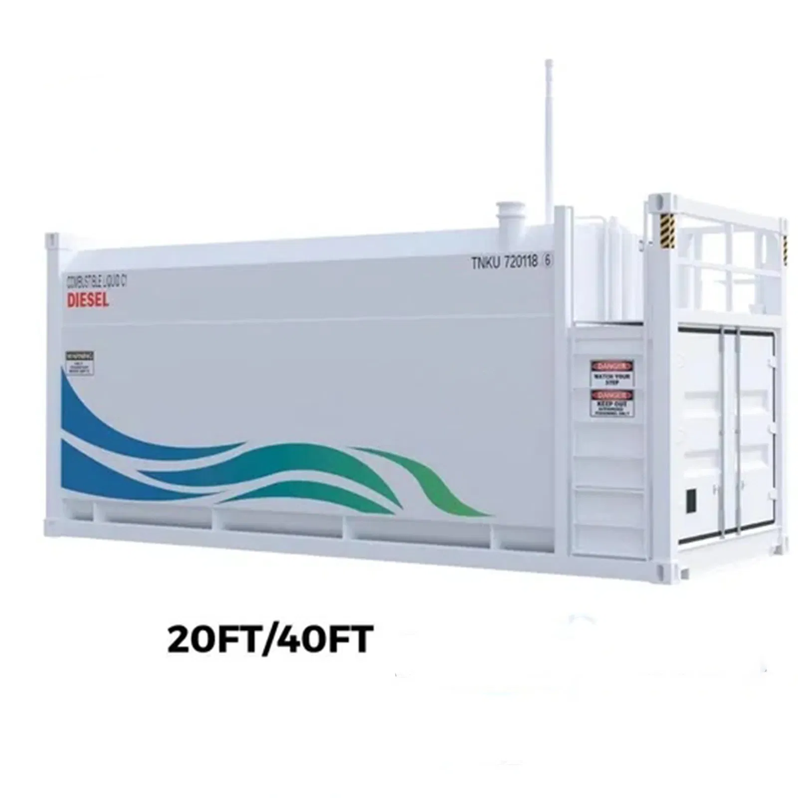 Customzied 20FT 40FT Mounted UL Certificated Ex-Proof Oil Gas Container Mobile Fuel Skid