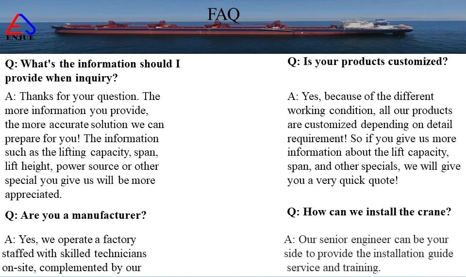 FAQ footer