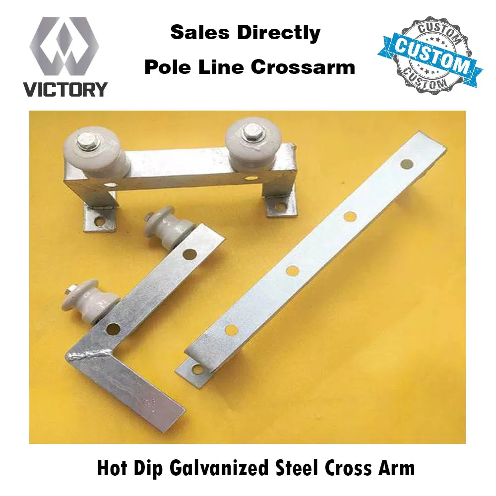 Heavy-Duty Galvanized Utility Pole Cross Arm for S235jr Applications