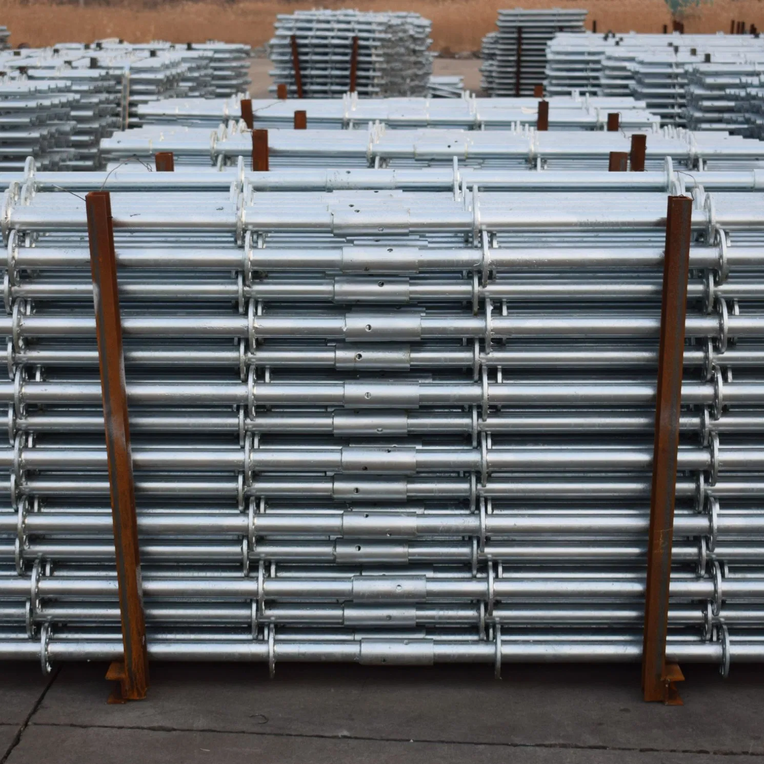Durable Scaffolding Ring System for Safe Building Access