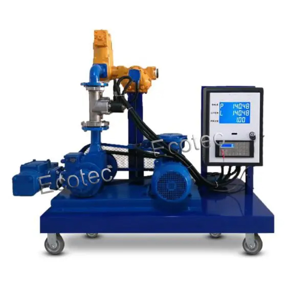 Ecotec 2.5 Inch Electronic Skid Discharging Meter Set for Gas Station