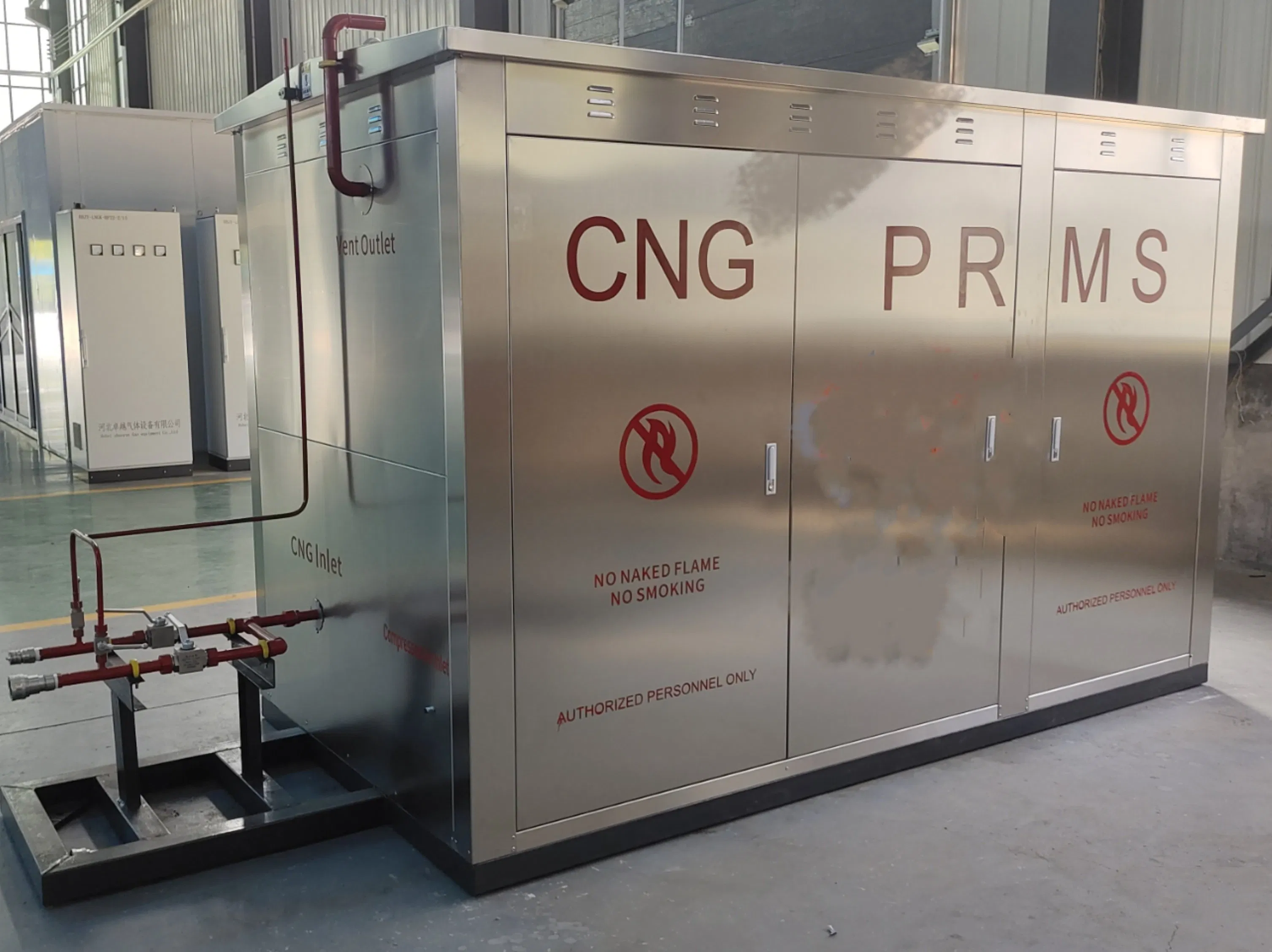 500nm3/H 500scm Pressure Regulating and Metering System CNG Prms Skid Station