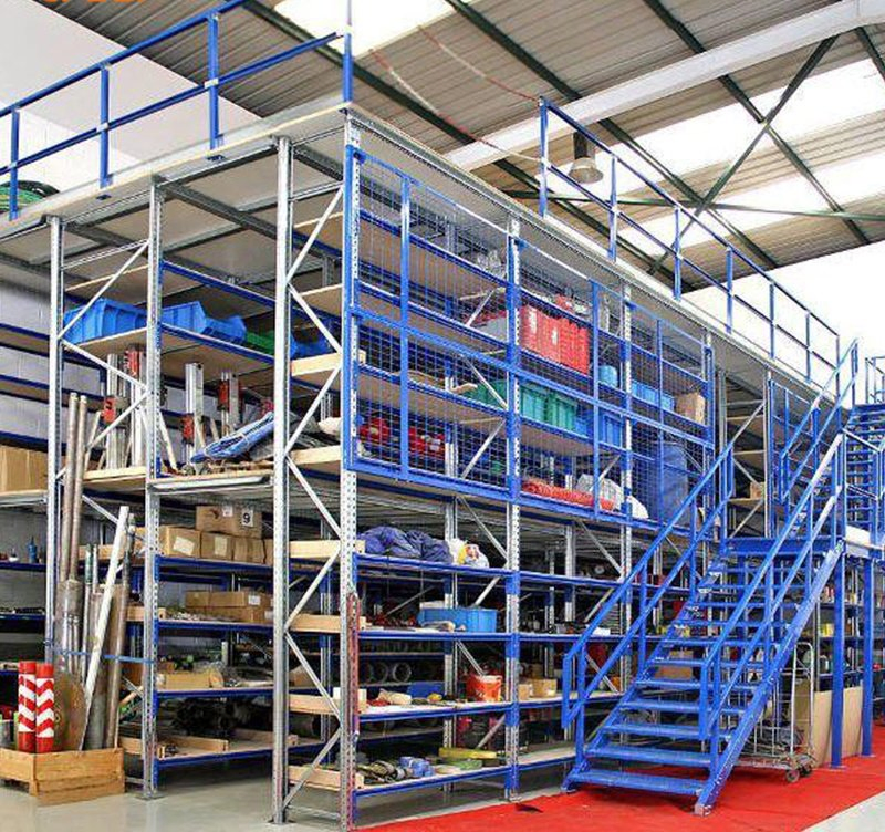 2000kg for One Level of The Beam for One Bay Heaavy Duty Pallet Racking 1000kg for One Squae Meter Steel Floor Decking Mezzanine