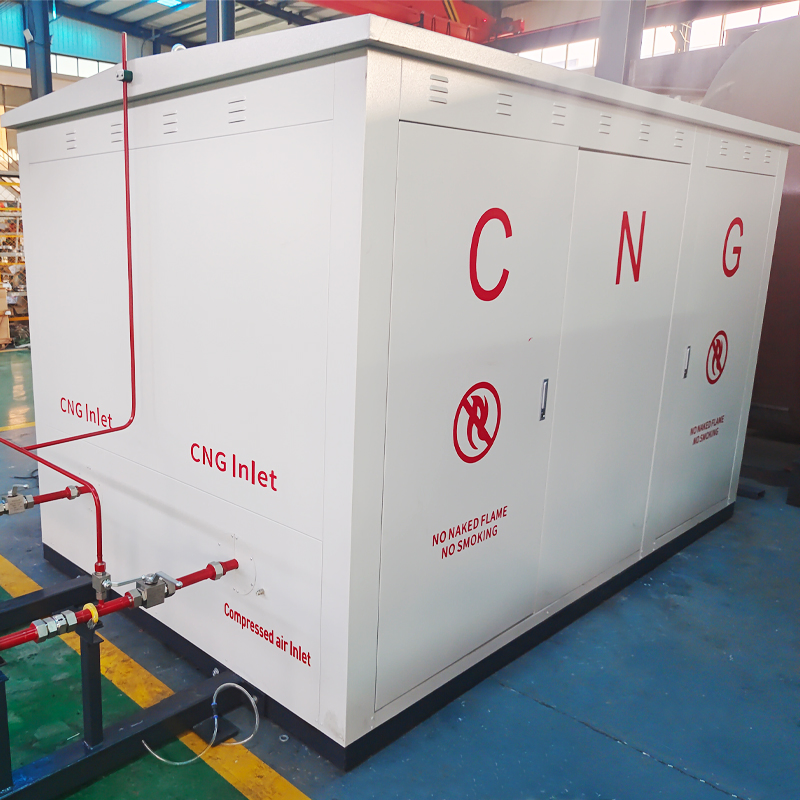 450Nm3/H Inlet 250bar Outlet 3-5 Bar High Pressure Natural Gas Pressure Regulating and Metering Filter Skid Prms