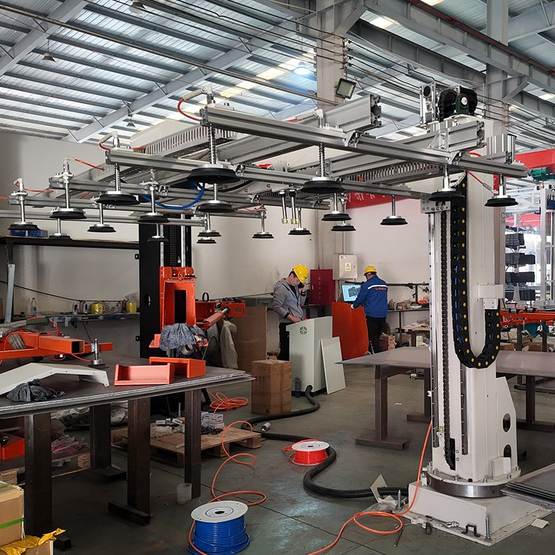 Labor Saving Robotic Arm for Automated Sheet Loading and Transport