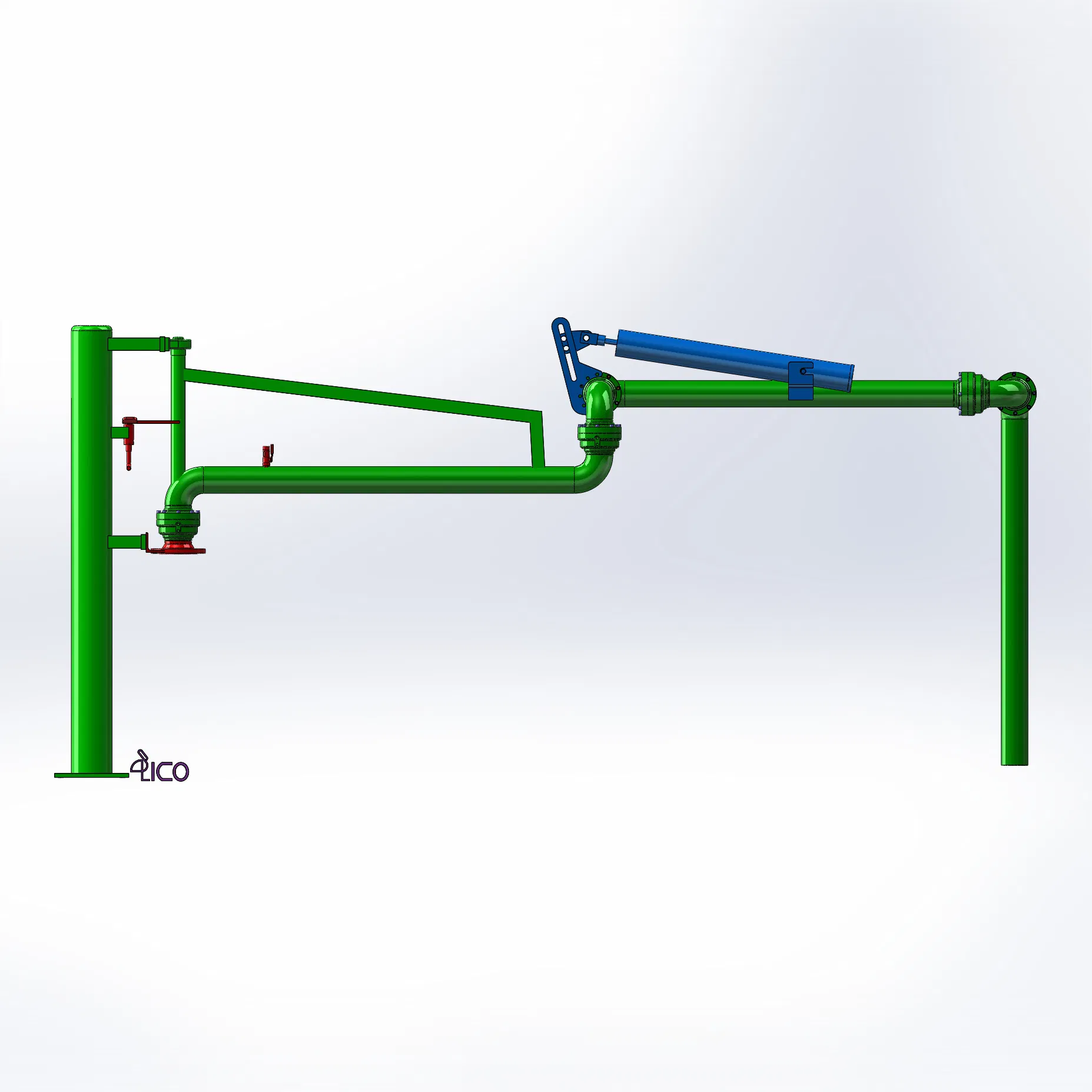 Loading Arm Al1503 for Liquefied Natural Gas (LNG) Transfer