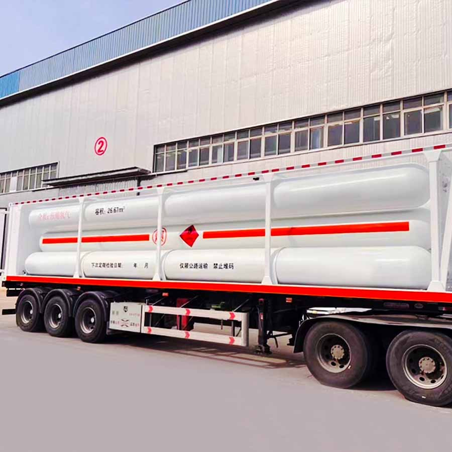 Hydrogen Tube Skid with High Pressure Gas Storage Bundle for H2 Transportation