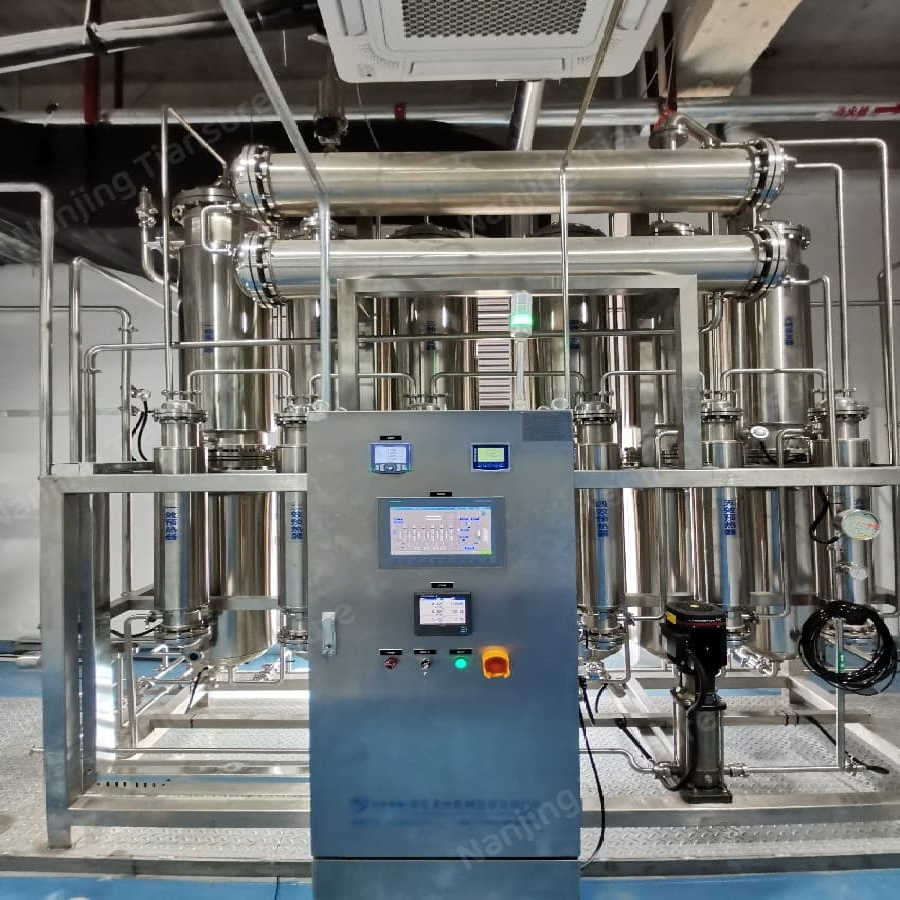 Multi-Stage Filtration Skid for Pharma Use with RO EDI Integration and Compact Skid for Pharma Applications