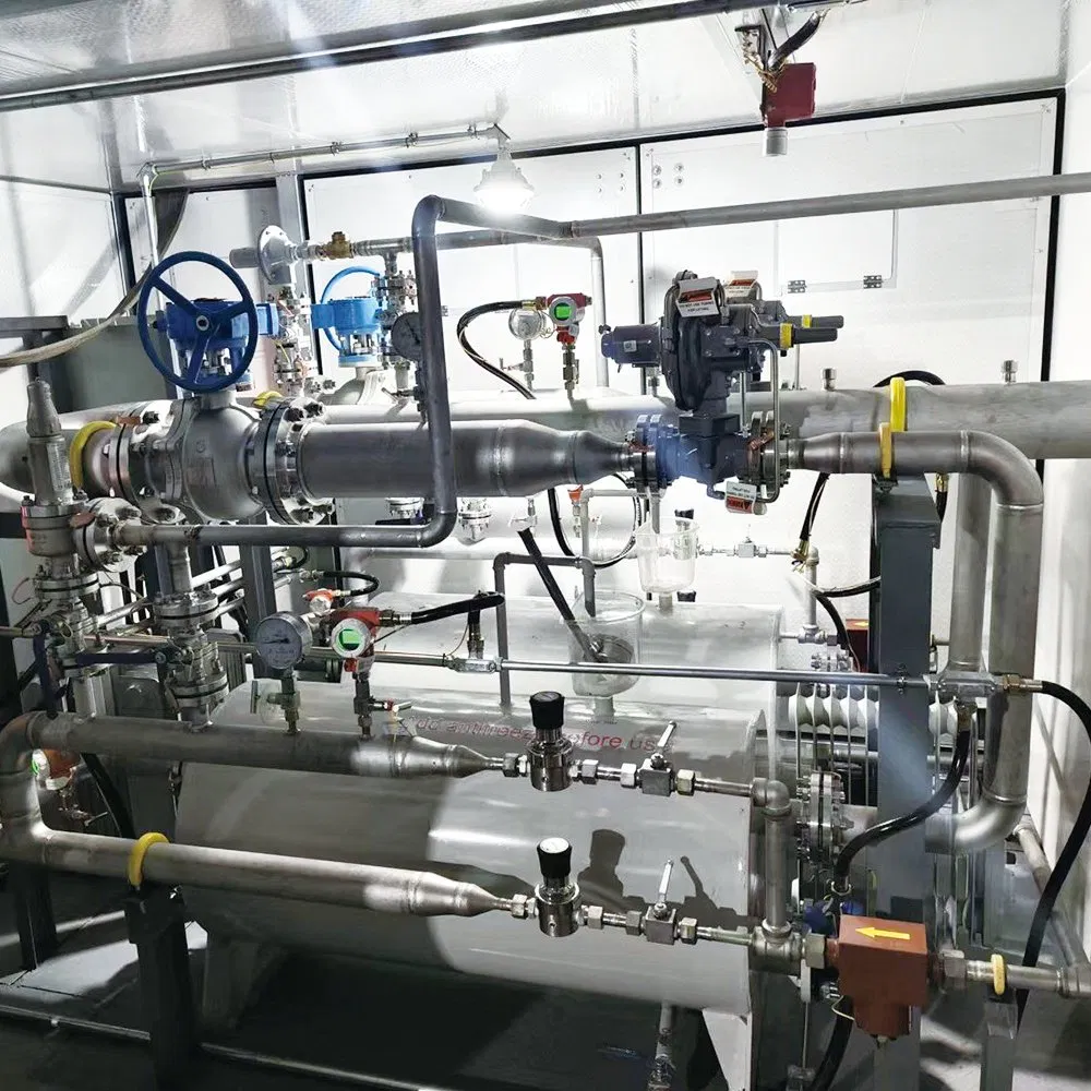 High Capacity CNG Pressure Reducing Station Skid-Mounted for NGV &amp; City Gas