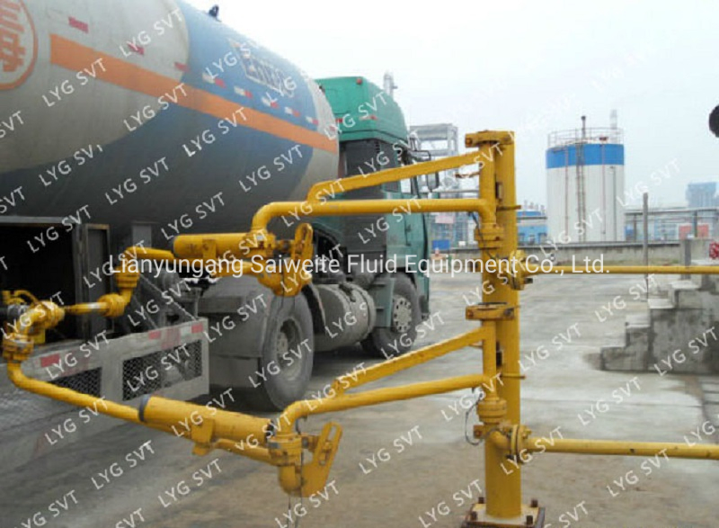 Petroleum Chemicals Truck Tanker Bottom Loading Unloading Arm