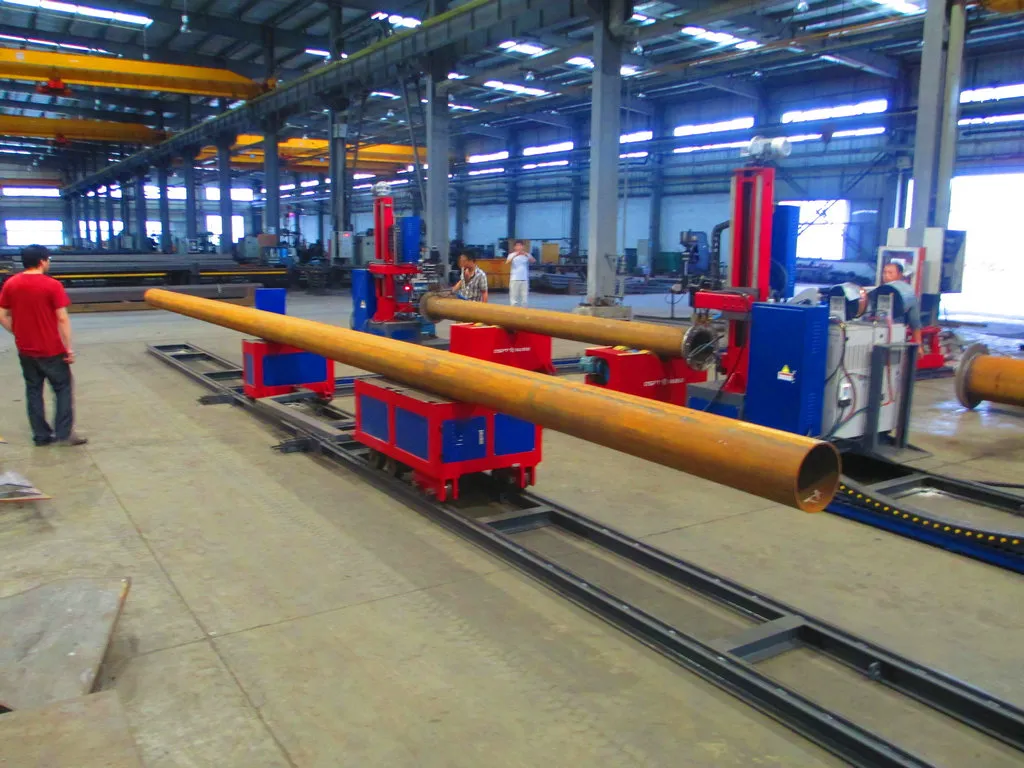 Pipe Prefabrication Light Rail Convey System 1
