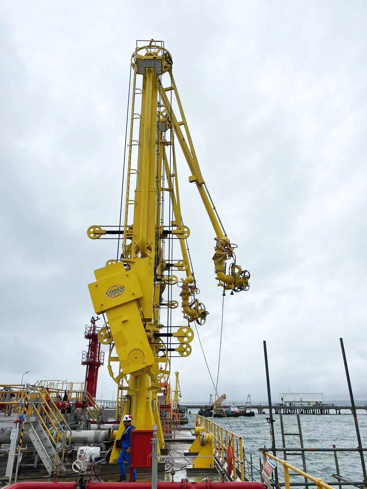 Hydraulic Powered Liquid Terminal Jetty Marine Loading Arm