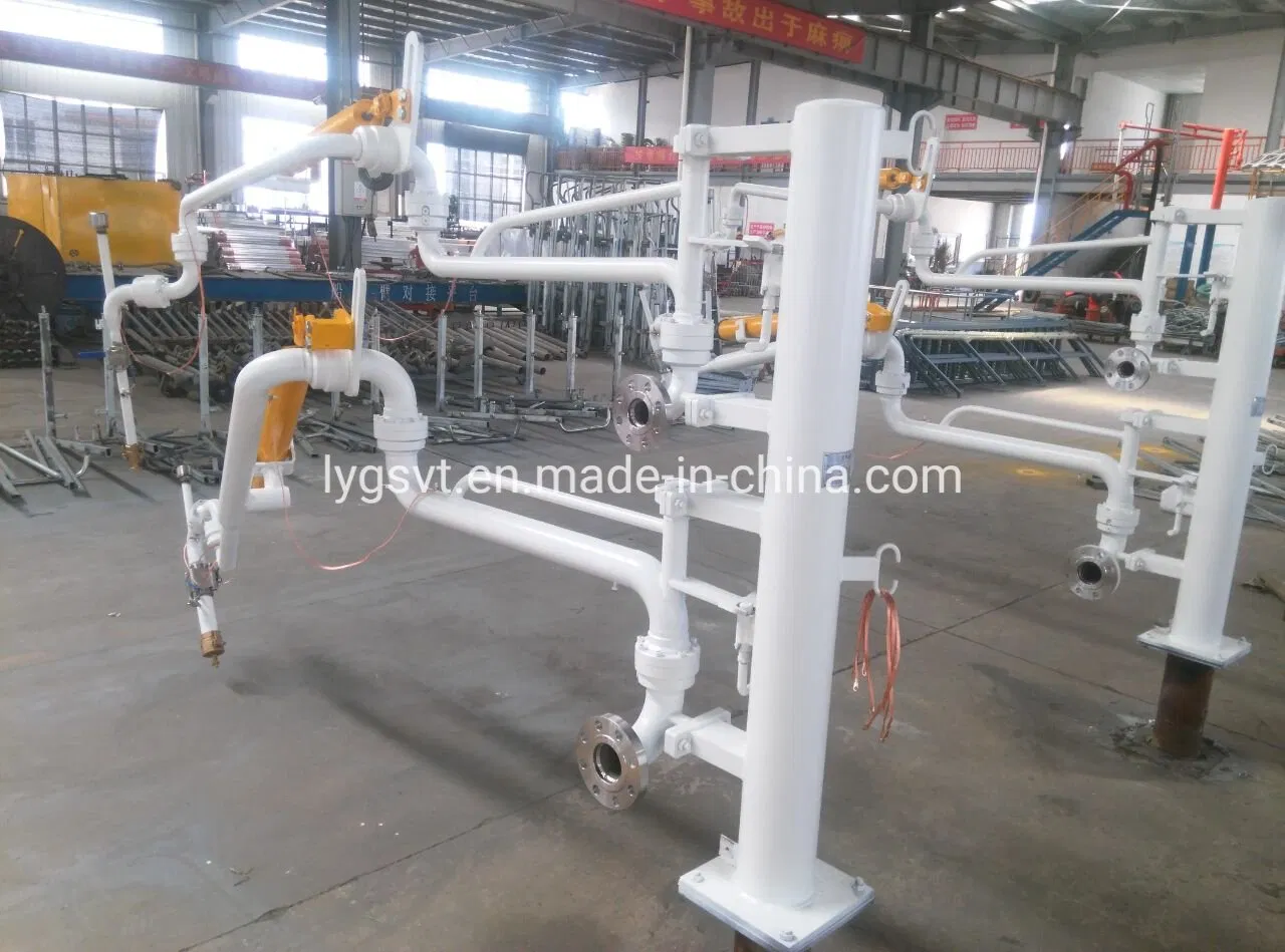 LPG Propane Butane Ammonia Chemicals Truck Tanker Bottom Loading Arm