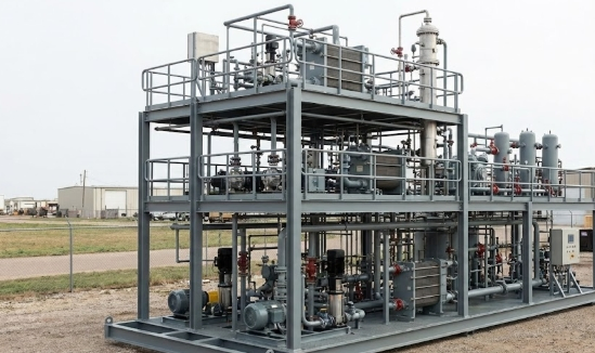5000m³/H Natural Gas Pretreatment Skid Installation System Skid-Mounted Equipment