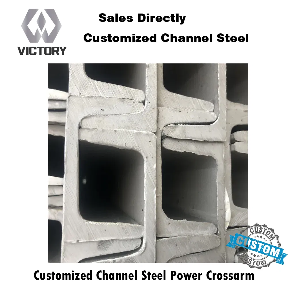 Heavy-Duty Steel Channel Cross Arm for High-Load Equipment