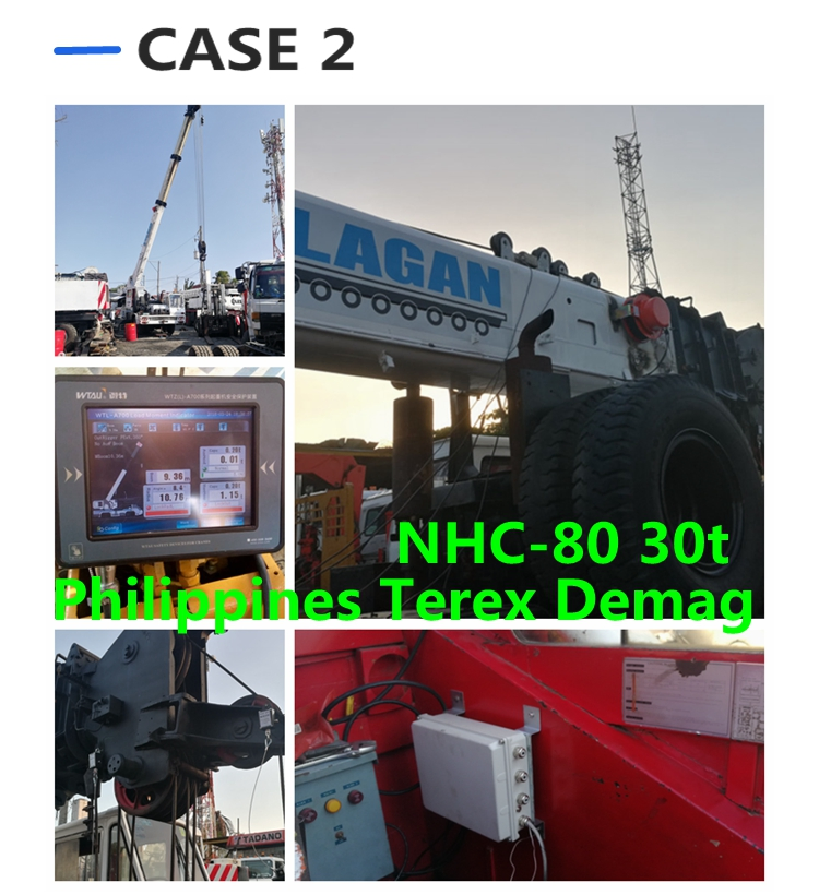 Telescopic Boom Crane Wtl-A700 Load Monitoring System with Safe Load Indicator